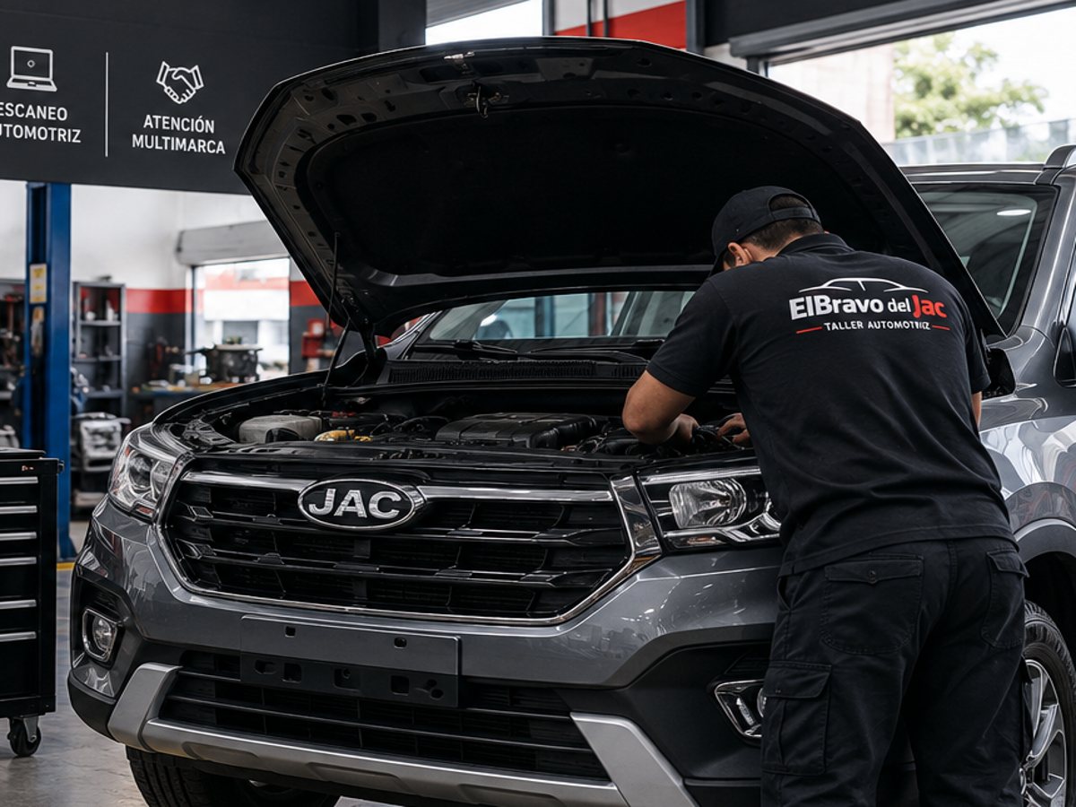 Reparación de motor en proceso