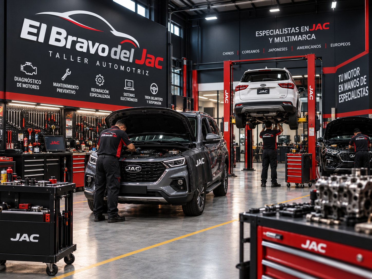 Interior del taller automotriz ElBravodelJac